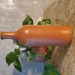 MKM Stoneware clay bottle in terracotta